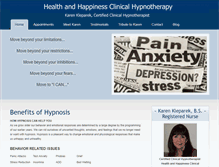 Tablet Screenshot of healthandhappinessaz.com